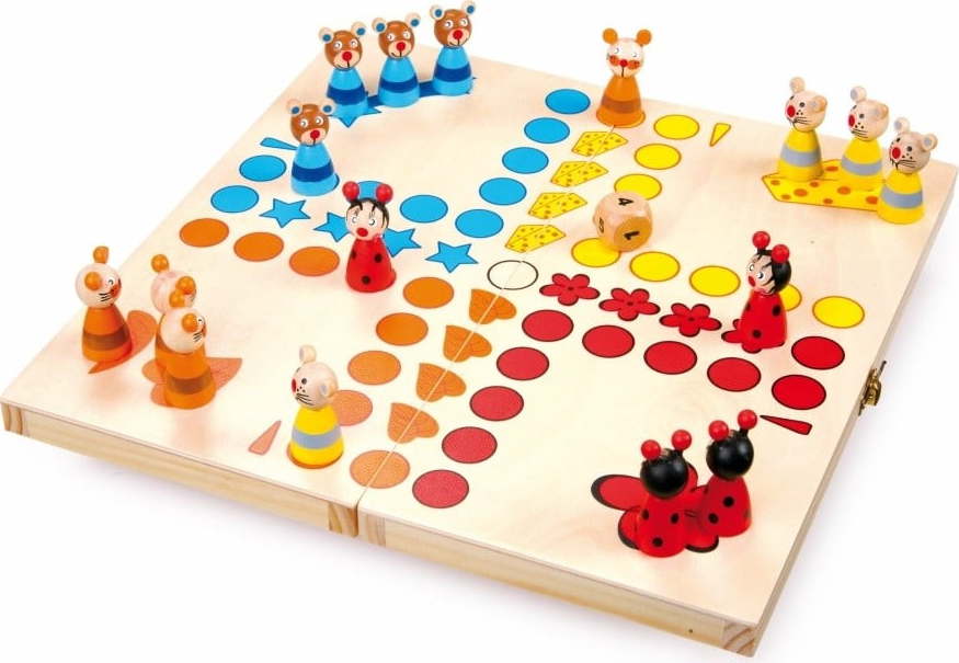 Desková hra Legler Ludo Animals Legler