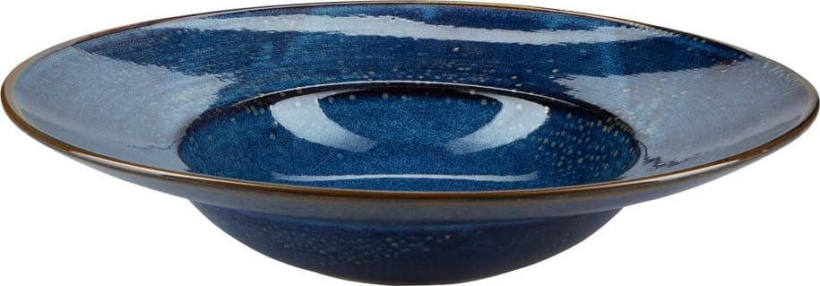 Modrý porcelánový talíř Bahne & CO Space