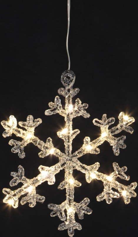 Vánoční světelné dekorace v sadě 3 ks Icy Snowflake - Star Trading Star Trading