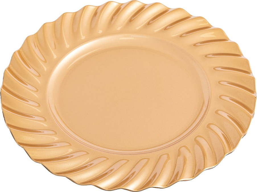 Zlatý servírovací talíř Unimasa