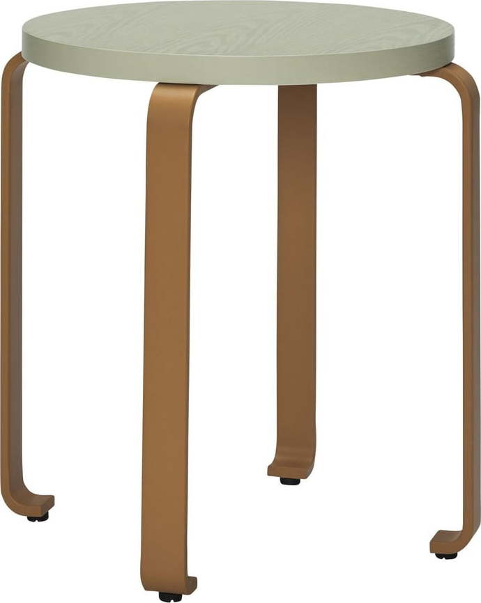 Oranžovo-zelená stolička z jasanového dřeva Smile - Hübsch Hübsch