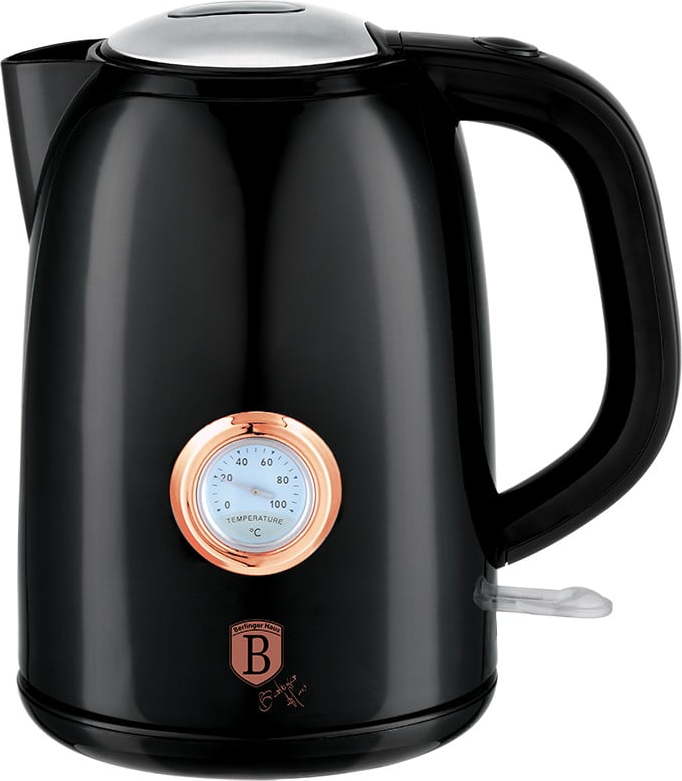 Černá rychlovarná konvice 1.7 l Black Rose Collection - BerlingerHaus Berlingerhaus
