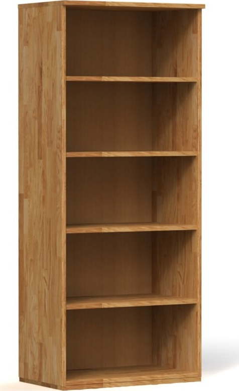 Knihovna z dubového dřeva 74x176 cm Vento - The Beds The Beds