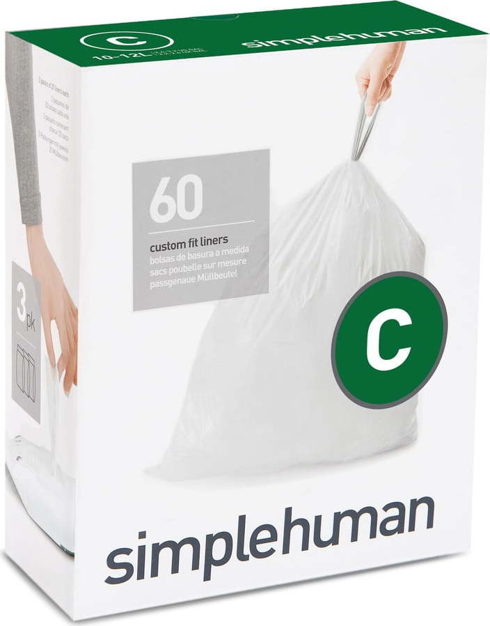 Pytle na odpadky 60 ks 12 l C - simplehuman Simplehuman