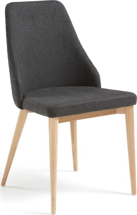 Sada 2 tmavě šedých jídelních židlí Kave Home Roxie Kave Home
