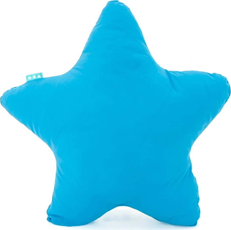 Tyrkysový bavlněný polštářek Happy Friday Basic Estrella Turquoise