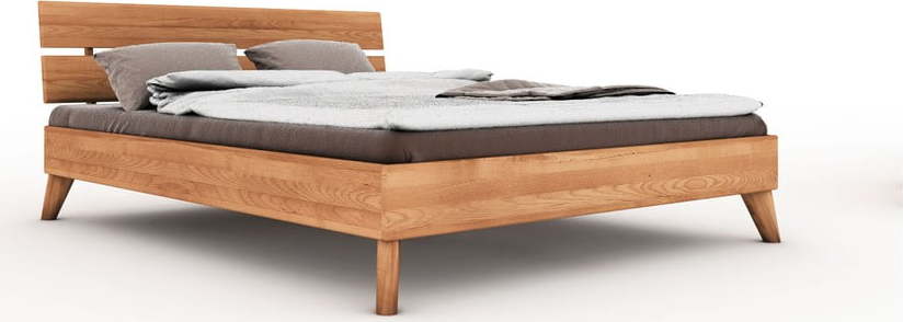 Dvoulůžková postel z bukového dřeva 140x200 cm Greg 2 - The Beds The Beds