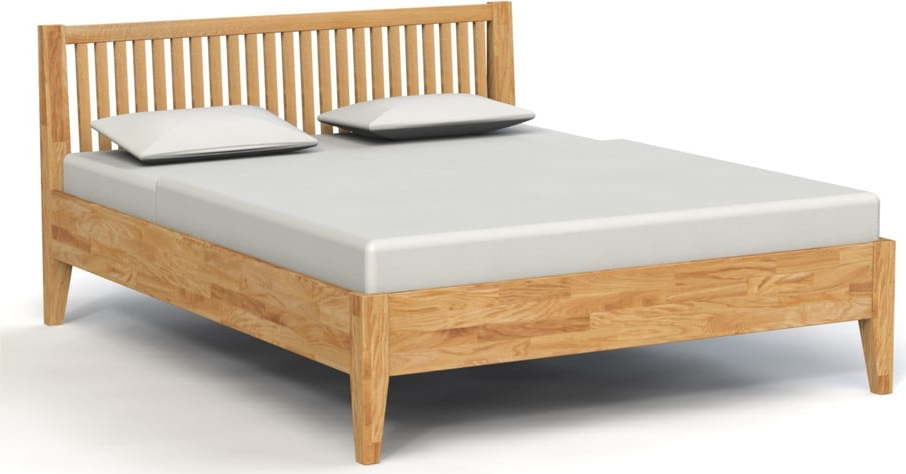 Dvoulůžková postel z dubového dřeva 180x200 cm Odys - The Beds The Beds