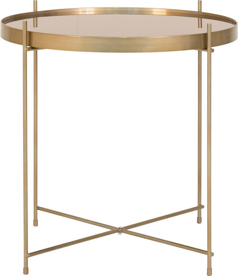 Kulatý konferenční stolek ve zlaté barvě ø 48 cm Venezia - House Nordic House Nordic