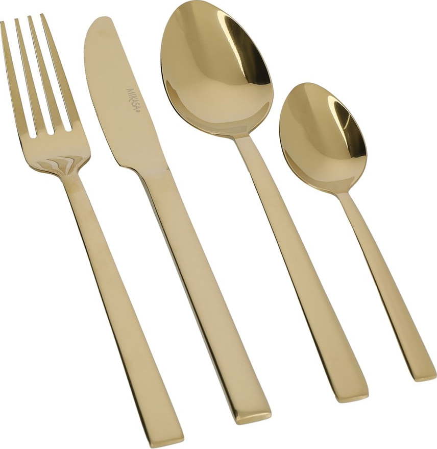 Nerezový příbor v sadě 16 ks ve zlaté barvě Mikasa Diseno - Kitchen Craft Kitchen Craft