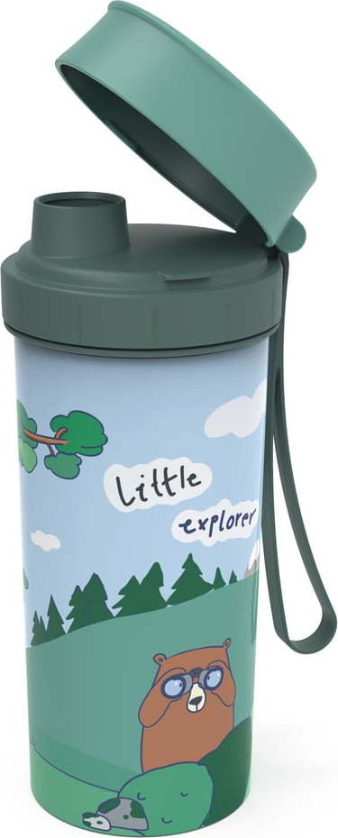 Zelená dětská lahev 400 ml Memory Kids - Rotho ROTHO