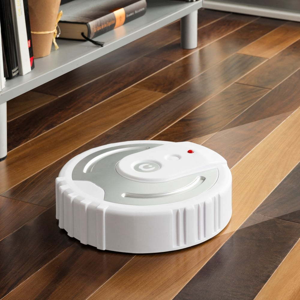 Bílý robotický čistič podlah InnovaGoods Floor Cleaner InnovaGoods