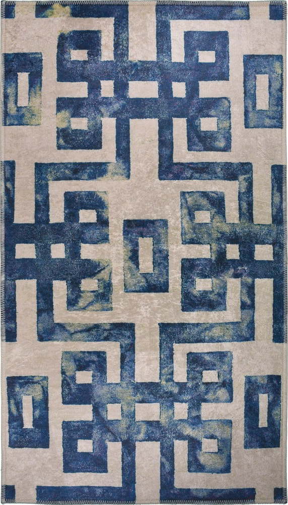 Modrý/béžový koberec 230x160 cm - Vitaus Vitaus