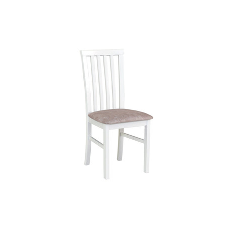 Jídelní židle MILANO 1 Bílá Tkanina 24B MIX-DREW