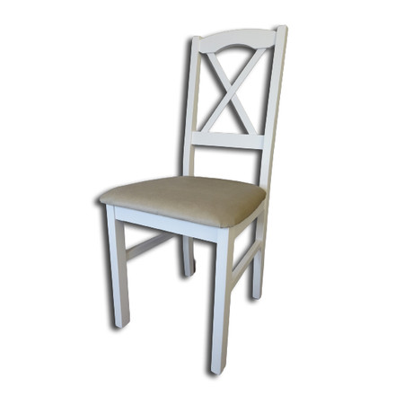 Jídelní židle NILO 11 - bílá + tkanina 25X MIX-DREW