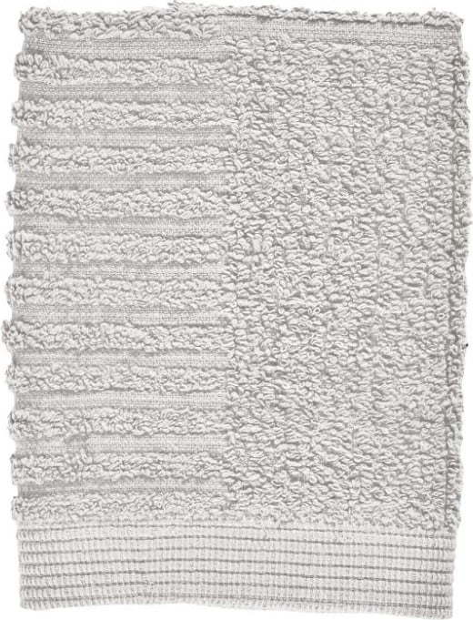 Šedý bavlněný ručník 30x30 cm Classic - Zone Zone