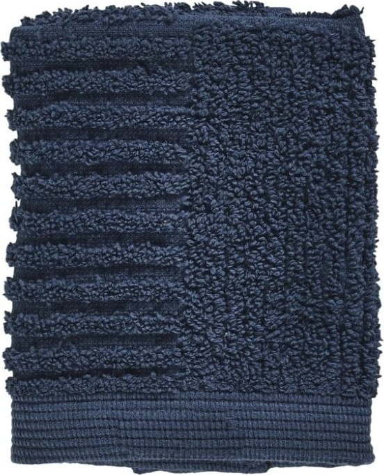 Modrý bavlněný ručník 30x30 cm Classic - Zone Zone
