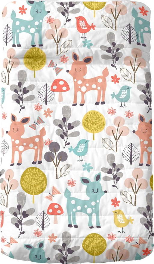 Bavlněný dětský přehoz 130x100 cm Woodland – Moshi Moshi Moshi Moshi