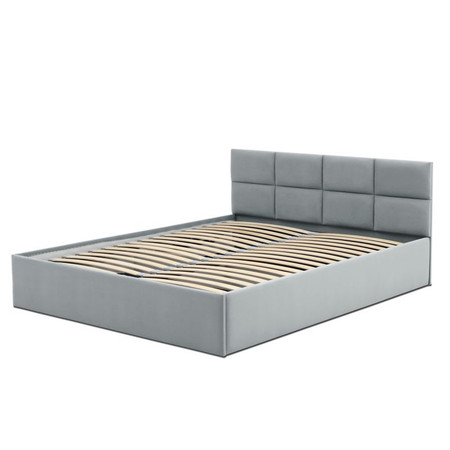 Čalouněná postel MONOS bez matrace rozměr 140x200 cm Světle šedá SG-nábytek
