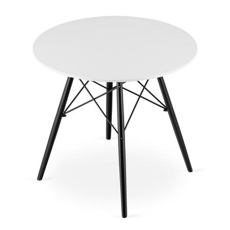 Jídelní stůl TODI 80 cm - černá/bílá SG-nábytek