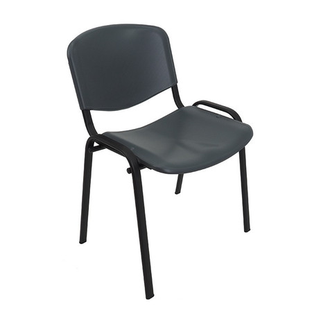 Konferenční plastová židle ISO Šedá Mazur