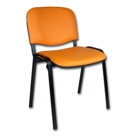 Konferenční židle ISO eko-kůže Oranžová D20 EKO Mazur