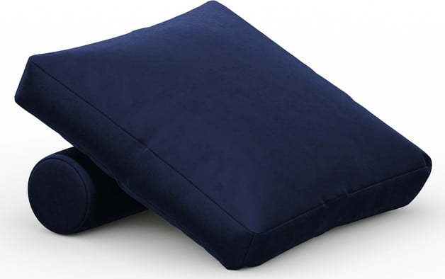 Modrý sametový polštář k modulární pohovce Rome Velvet - Cosmopolitan Design Cosmopolitan design