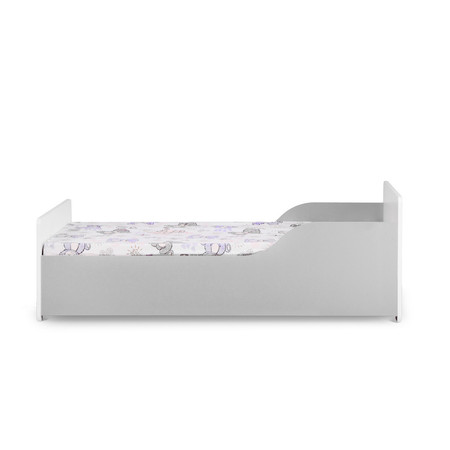 Postel s matrací PABIS - bílá/šedá SG-nábytek