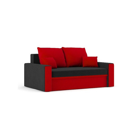 Rozkládací pohovka MONTANA Černá/červená SG-nábytek