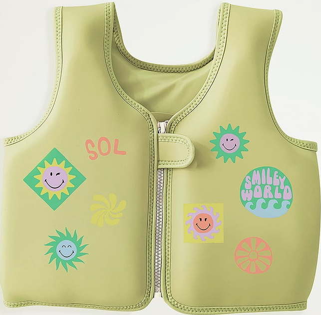 Dětská plovací vesta 3-6 let Smiley World – Sunnylife Sunnylife