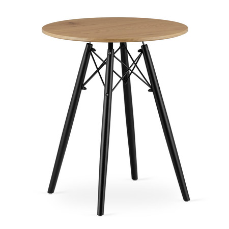 Jídelní stůl TODI 60 cm - černá/dub SG-nábytek