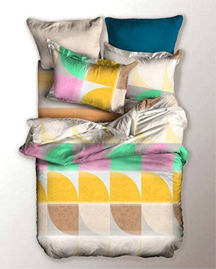 Béžové prodloužené povlečení na jednolůžko z mikrovlákna 220x155 cm Honey – AmeliaHome AmeliaHome