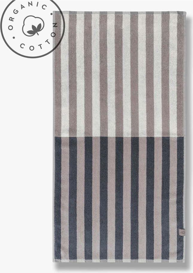 Modro-šedé ručníky z bio bavlny v sadě 2 ks 40x55 cm Disorder – Mette Ditmer Denmark Mette Ditmer Denmark