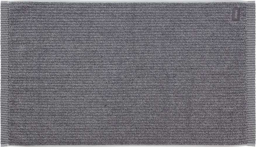 Šedá koupelnová předložka 90x50 cm Melange - Södahl organic Södahl organic