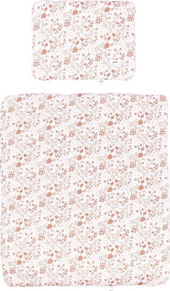 Světle hnědá souprava do postýlky Caramel Meadow – Malomi Kids Malomi Kids