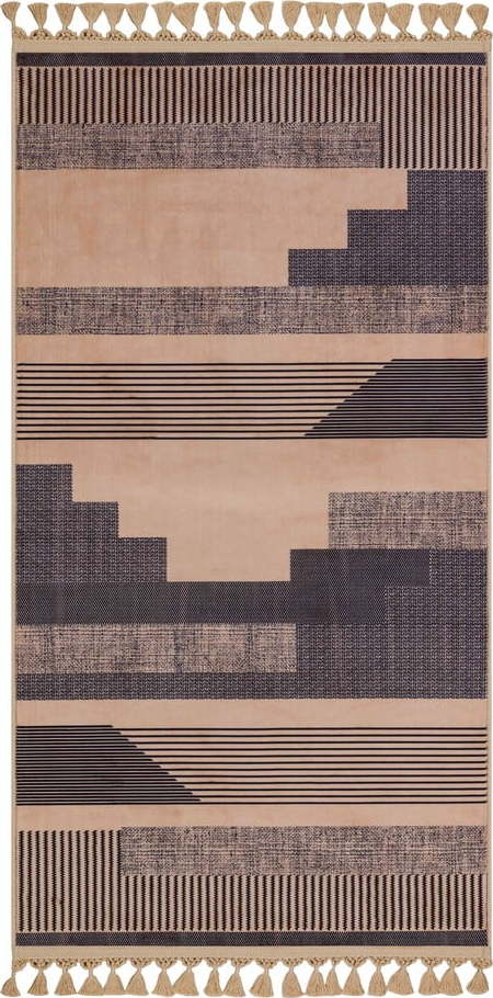 Hnědo-béžový pratelný koberec 230x160 cm - Vitaus Vitaus