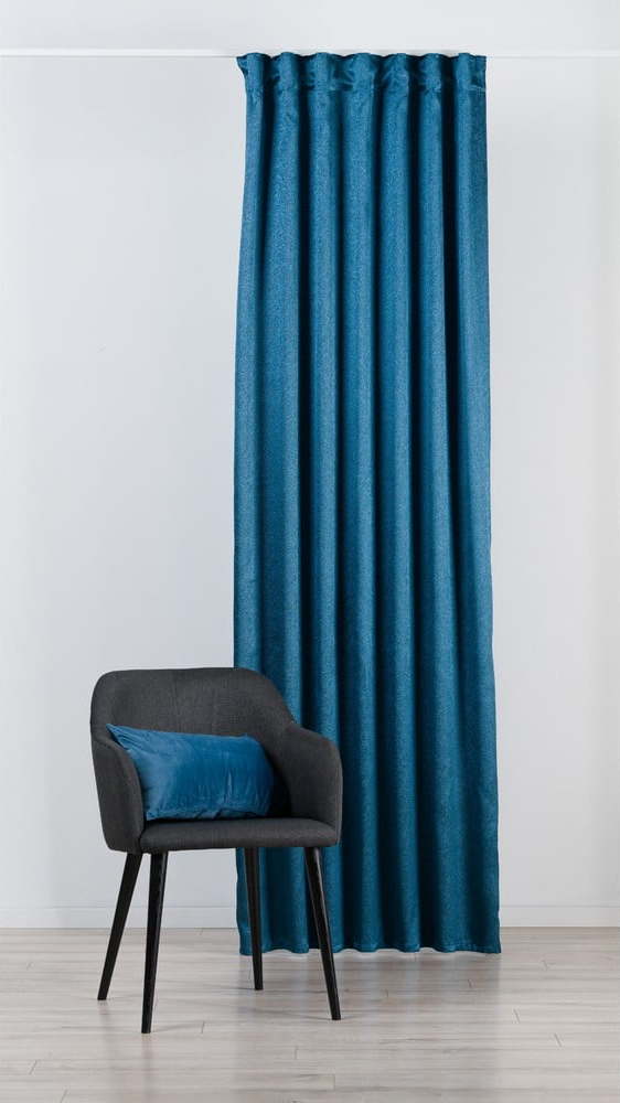 Modrý zatemňovací závěs 135x245 cm Supreme – Mendola Fabrics Mendola Fabrics