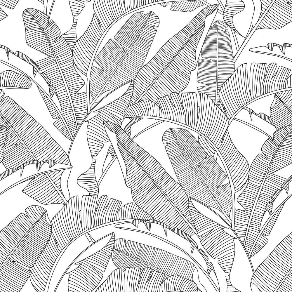 Tapeta 100x280 cm Palm Leaves – Dekornik Dekornik