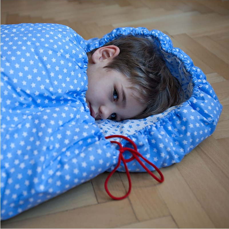 Modrý dětský spací pytel Bartex Design