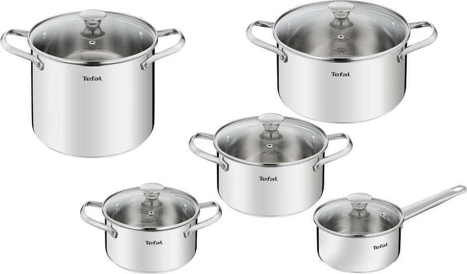 Nerezová sada nádobí 10 ks Cook Eat – Tefal Tefal
