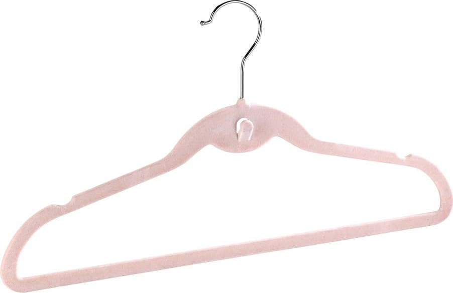 Plastová ramínka v sadě 7 ks Flocked - Wenko WENKO