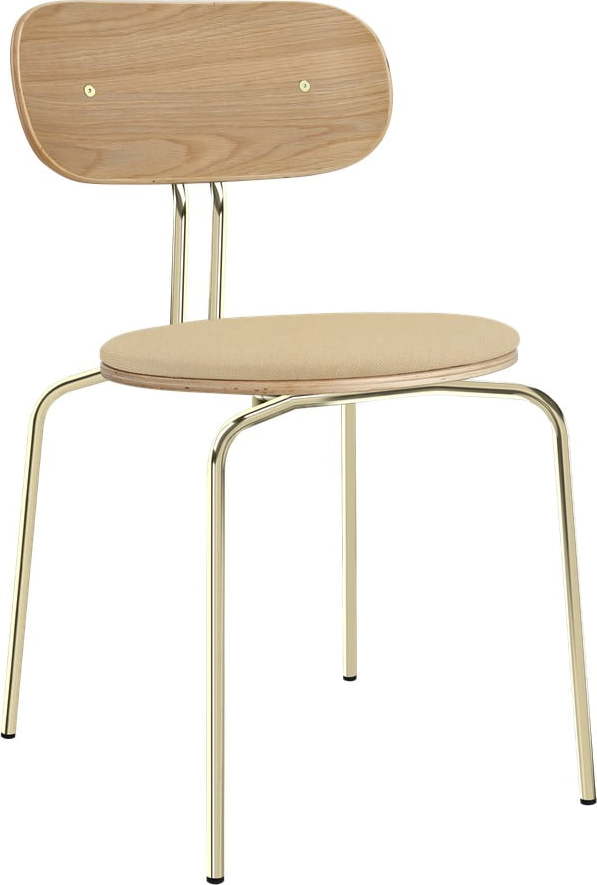 Jídelní židle v béžovo-zlaté barvě Curious – UMAGE UMAGE