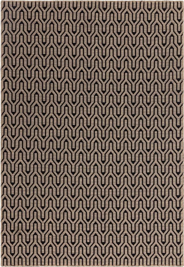 Černo-béžový koberec 200x290 cm Global – Asiatic Carpets Asiatic Carpets