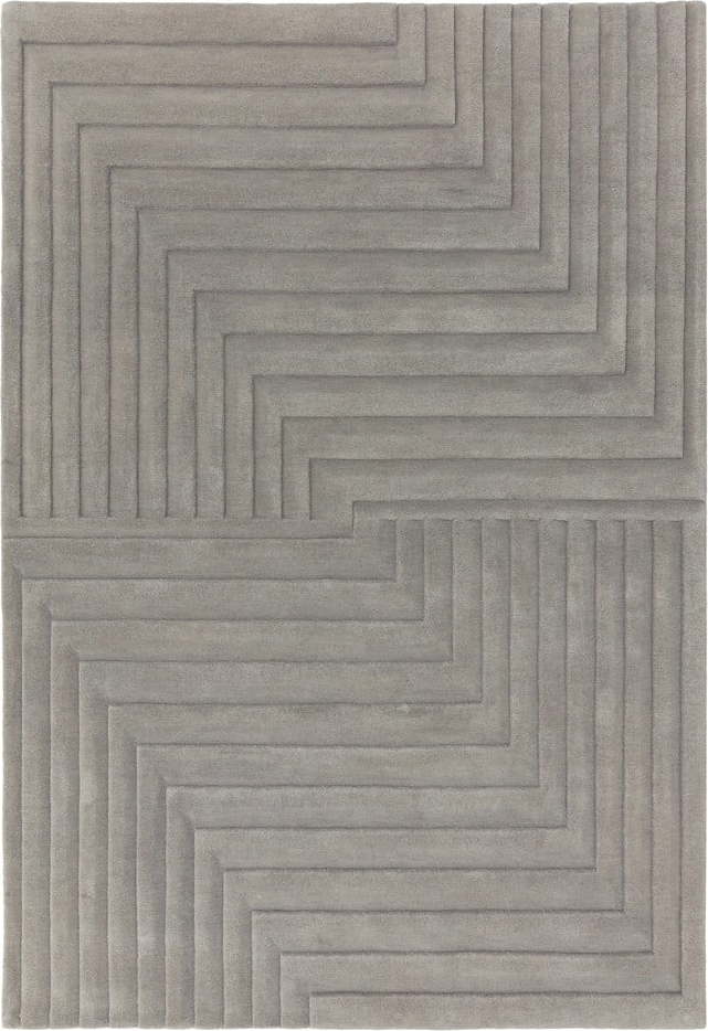 Šedý vlněný koberec 160x230 cm Form – Asiatic Carpets Asiatic Carpets