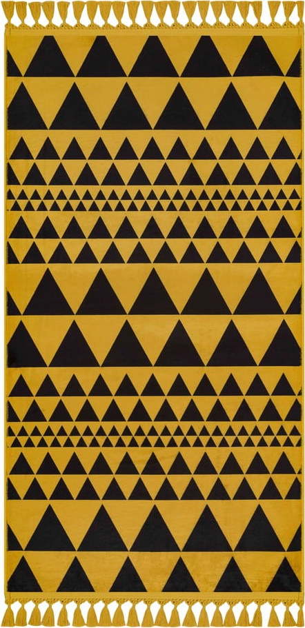 Žlutý pratelný koberec 180x120 cm - Vitaus Vitaus