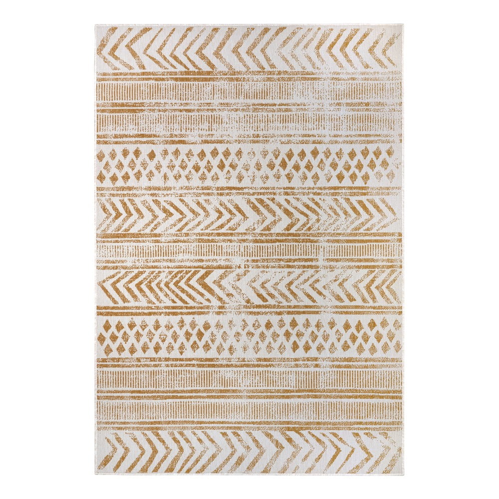 Okrově žluto-bílý venkovní koberec 120x170 cm Biri – NORTHRUGS NORTHRUGS