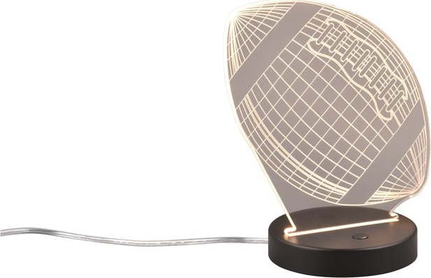 Černá LED stolní lampa (výška 21