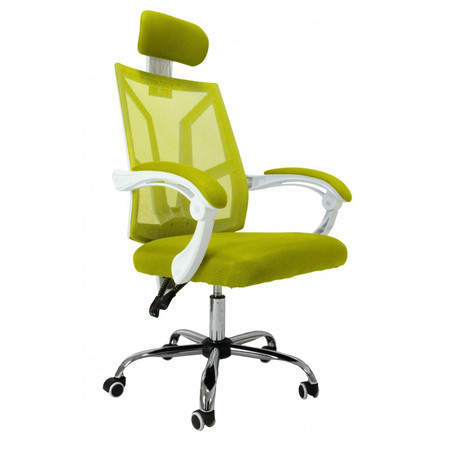 Kancelářská židle Scorpio - bílá/zelená TOP Nábytek