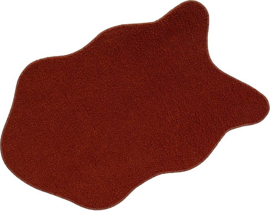 Vínová syntetická kožešina 60x90 cm Sherpa – Casa Selección Casa Selección