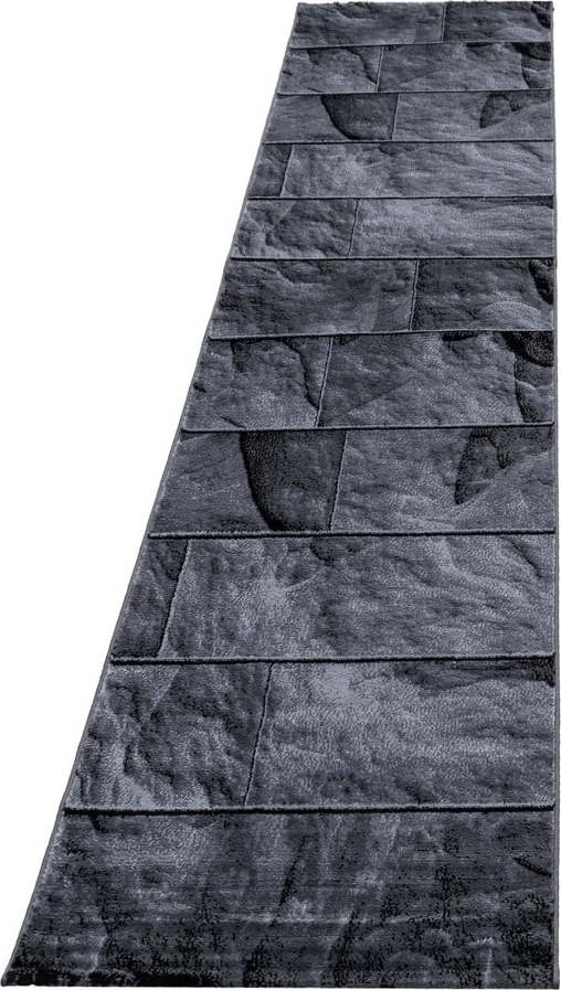 Tmavě šedý běhoun 80x300 cm Parma – Ayyildiz Carpets Ayyildiz Carpets